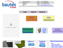 Tablet Screenshot of bautex.com.au